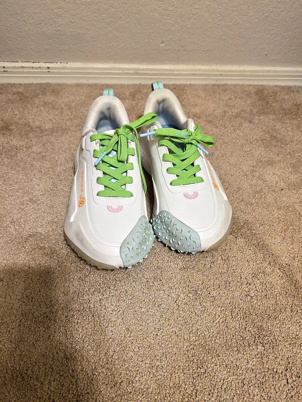 G/FORE MG4+ + White & Green & Light Blue Golf Shoes